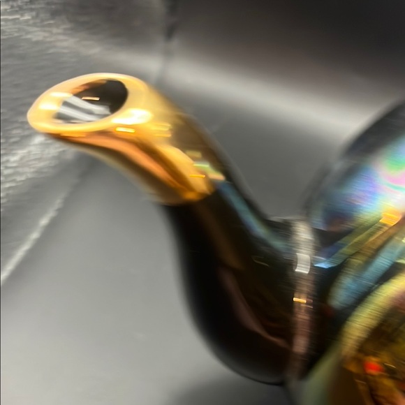 Iridescent Gold and Black Teapot - Picture 3 of 11